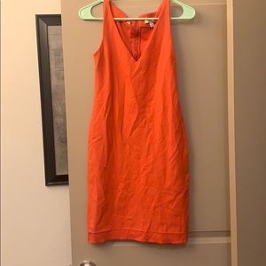 Coral Classic Casual Dress.